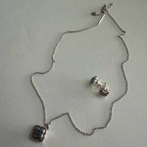 Kendra Scott Silver Necklace Set